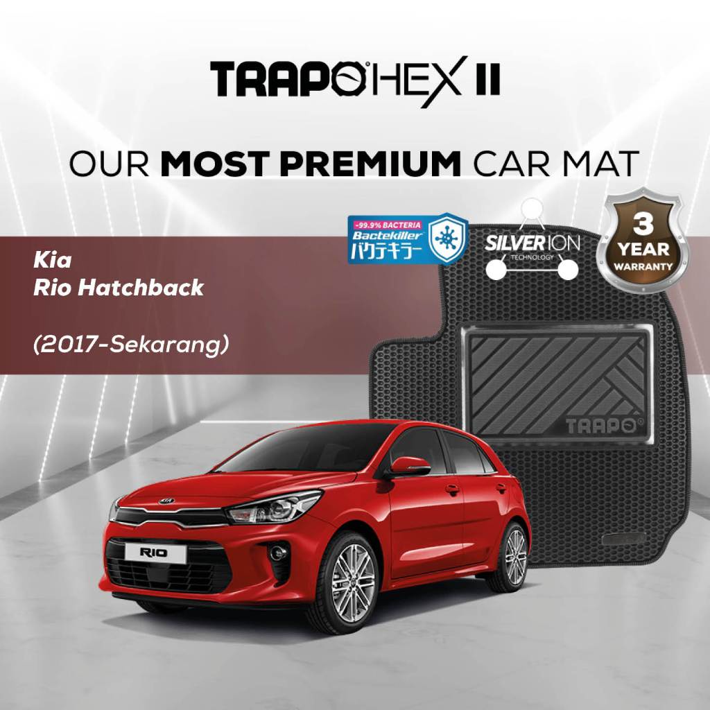 Karpet Mobil Trapo Hex II Kia Rio Hatchback (2017-Sekarang)