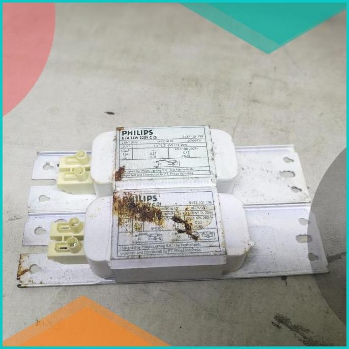 Philips Ballast / Trafo lampu neon TL BTA 18W Original 20JVLZ3 limite