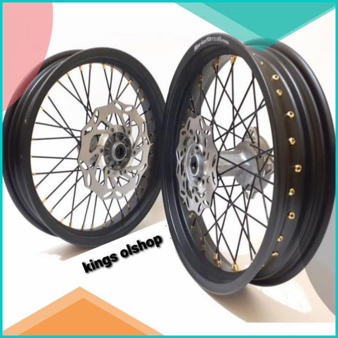 velg jari jari klx 150 super moto ring 17 dtreker paket velg jari jar
