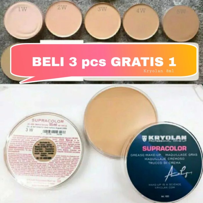 [BPOM] KRYOLAN FOUNDATION / CRYOLAN / CRAYOLAN SUPRACOLOR BESAR 55ML