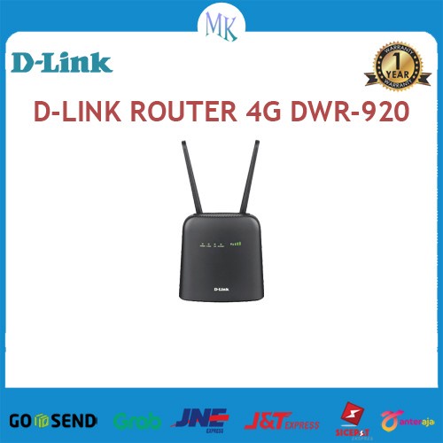 D-Link, 4G LTE Wireless N300 Router, DWR-920