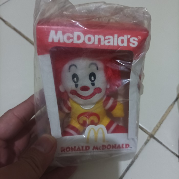 boneka ronald happy meal mc donalds soft toy rerekeke85