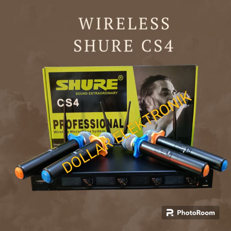 Mic Wireless Shure CS4