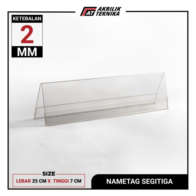 

mit AKRILIK PAPAN NAMA / DISPLAY MEJA PANITIA / SEGITIGA UK 7X25 CM