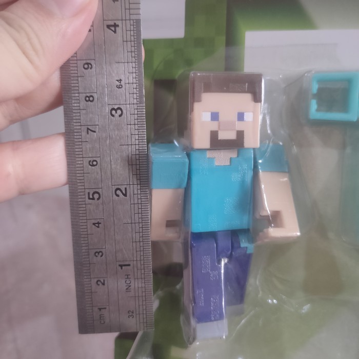 mattel minecraft deluxe figure steve and armored horse