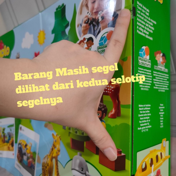 lego 10907 duplo world animals kebun binatang zoo