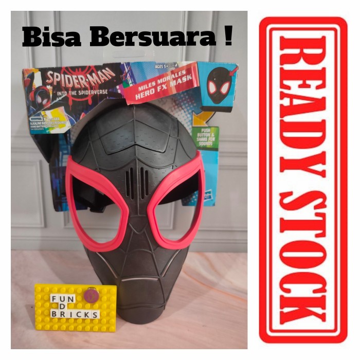spiderman miles morales mask fx hasbro original