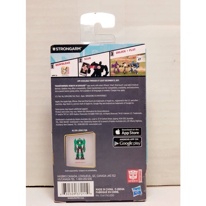 hasbro transformers strongarm