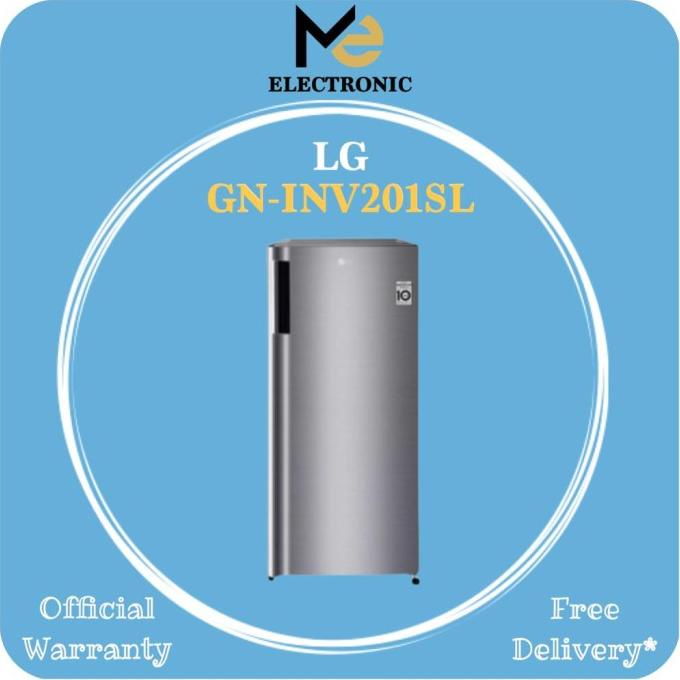 LG Kulkas 1 Pintu Inverter GN INV201SL 169 Liter GN-INV201SL 169L Kualitas Bagus