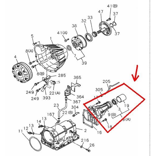 [bekas] cover transmisi automatic isuzu panther kapsul chiochio1925
