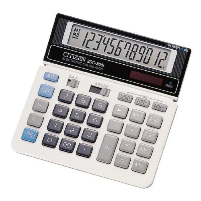 

Promo Original Citizen Calculator Sdc-868L - Kalkulator Desktop Meja Kantor