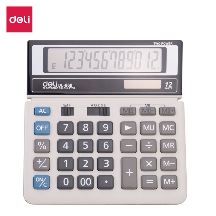 

Terbaru Deli Kalkulator Meja 12 Digit Desktop Calculator Garansi 3 Tahun W868 Promo Terlaris