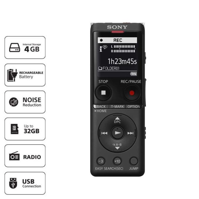 SONY ICD-UX570F Digital Voice Recorder / ICD UX570F / UX570 / UX-570