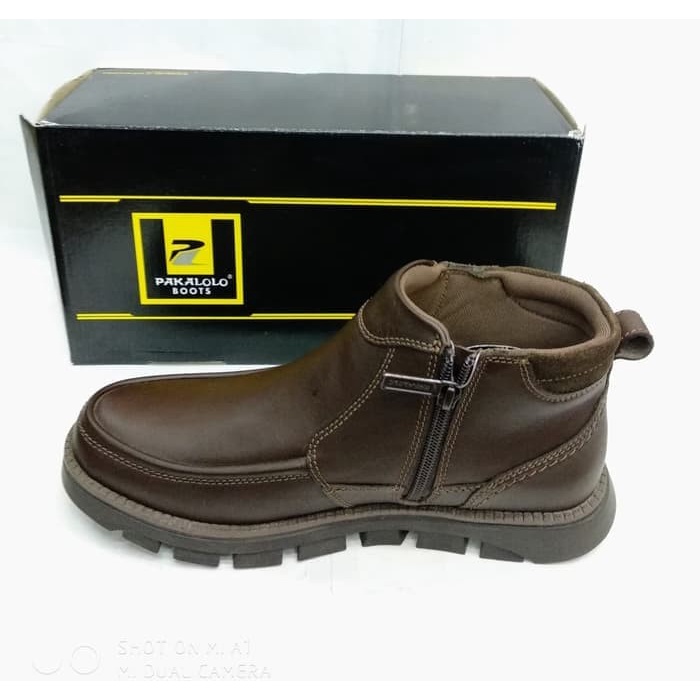 SEPATU KULIT PAKALOLO BOOTS N08193 COKLAT SEPATU BOOTS PRIA ORIGINAL ORIGINAL