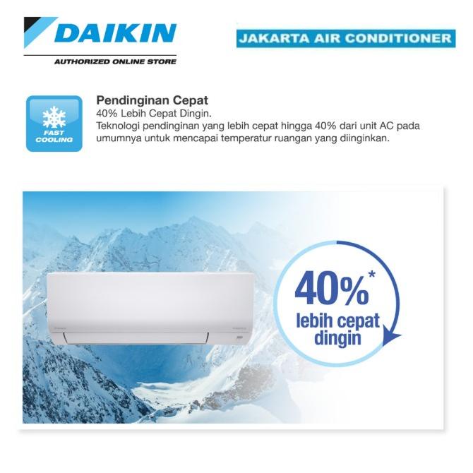 AC DAIKIN EVO INVERTER 1 PK - FTKF 25 LOW WATT Kualitas Bagus