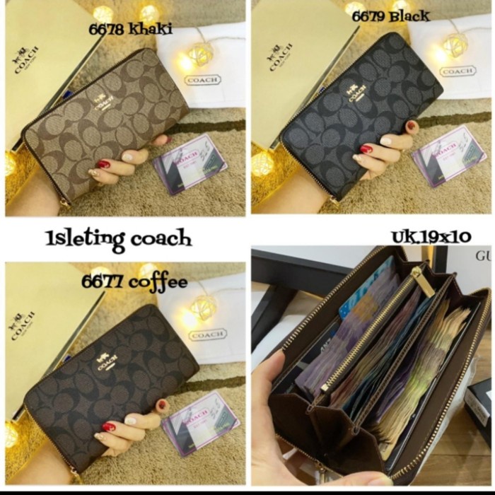 dompet coach/dompet coach import/dompet coach wanita 100% ORIGINAL