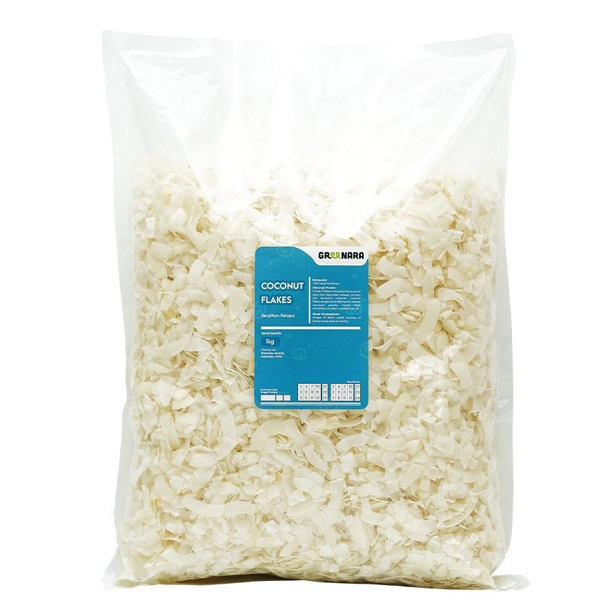 

Kelapa Serut 1Kg / Coconut Flakes Unsweetened