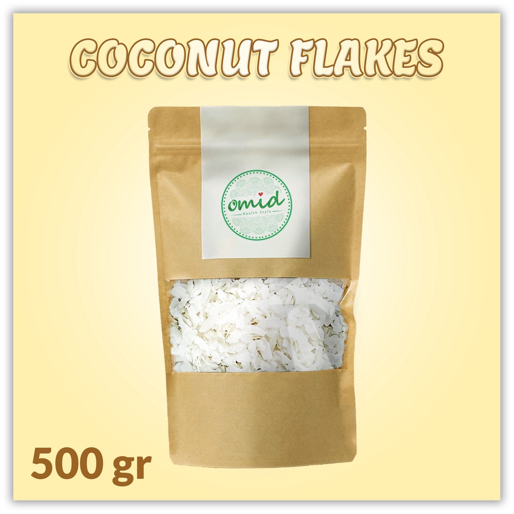 

500 Gr - Coconut Flakes Kelapa Serut Kering