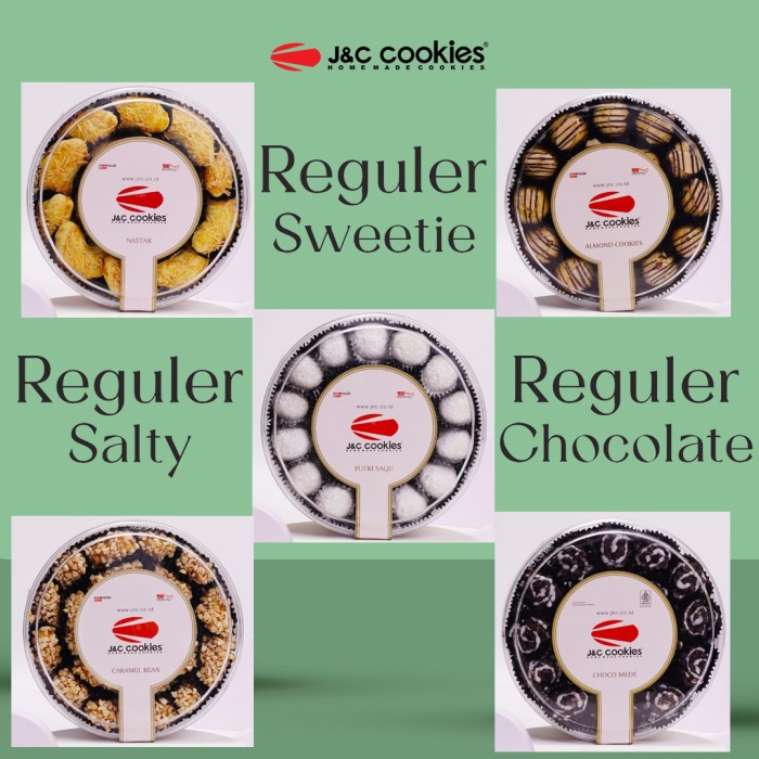 Kue Kering Jnc Cookies Kue Lebaran Toples Regular J&C Cookies