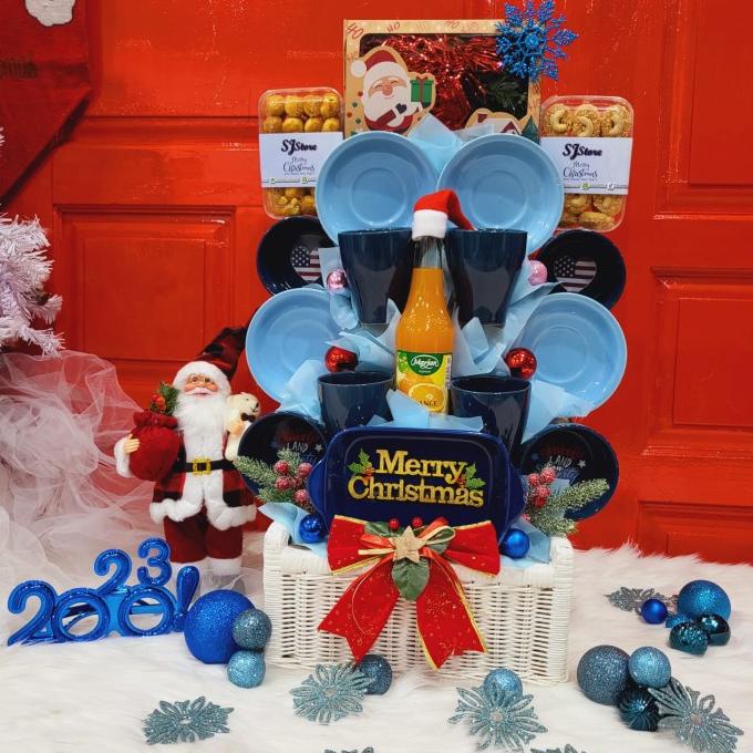 

Terlarisss - Paket Dekorasi Hampers Natal Christmas Parcel Hadiah Kue Kering 398 - Langsung Kirim