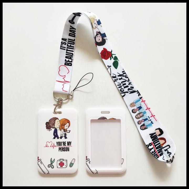 

HOT DEAL ID CARD HOLDER NAME TAG LANYARD / KALUNG KARTU MEDIS DOKTER PERAWAT