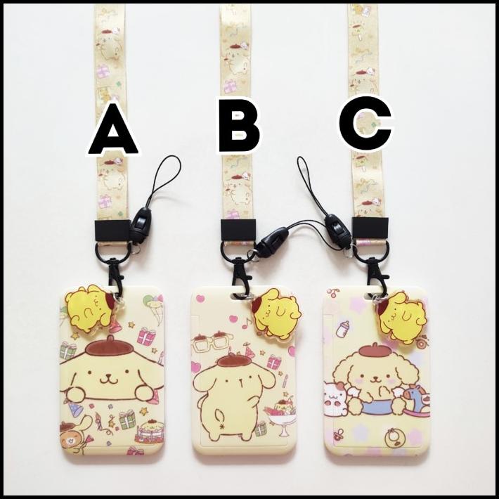 

TERBARU ID CARD HOLDER NAME TAG LANYARD KALUNG KARTU CUTE POMPOMPURIN SANRIO !!!!!!!