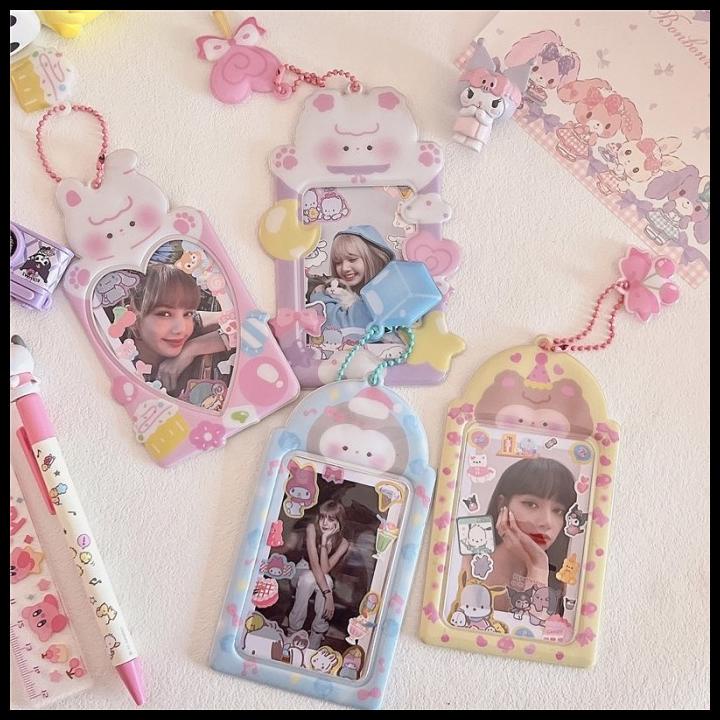 

DISKON ID CARD HOLDER NAME TAG KEYCHAIN / WADAH KARTU PHOTOCARD LUCU KAWAII