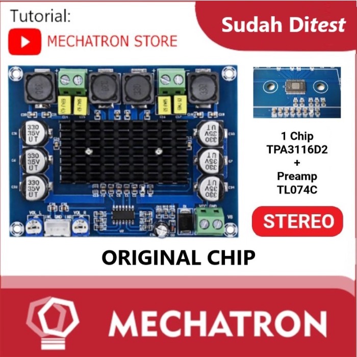 Tpa3116 Tpa3116D2 Stereo Audio Power Amplifier 2 X 120 2X120 Watt