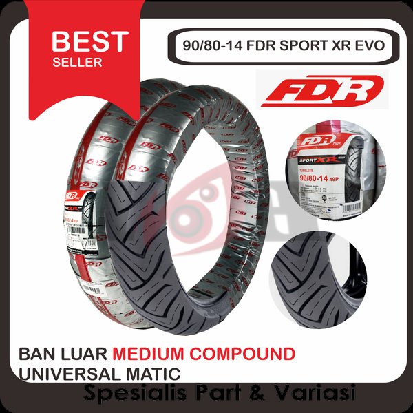 Ban FDR 90/80-14 Sport XR Evo Tubeless