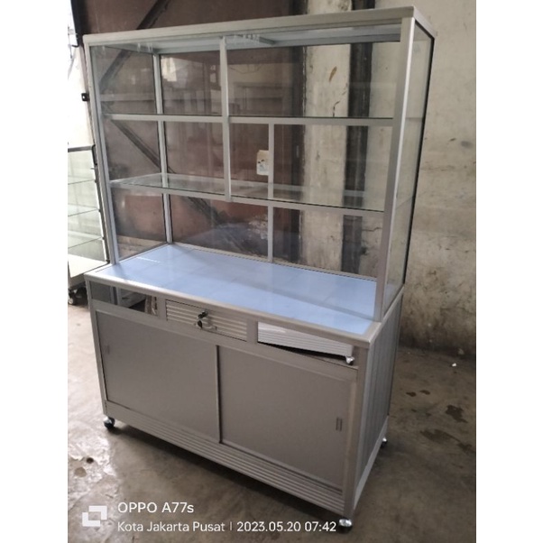 etalase makanan p.120 meja keramik