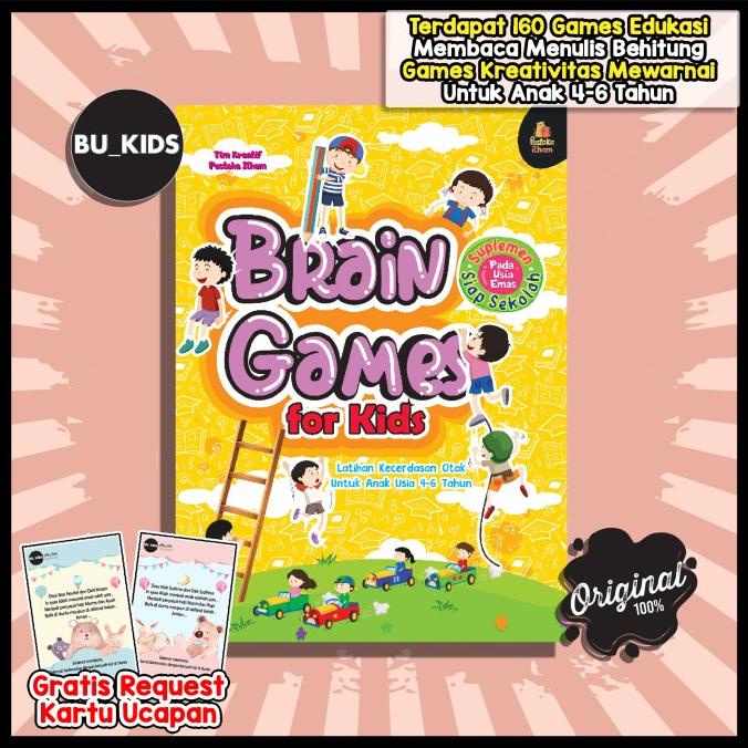 

SALE BUKU AKTIVITAS ANAK TK PAUD - BRAIN GAMES FOR KIDS - BRAIN GAMES Termurah