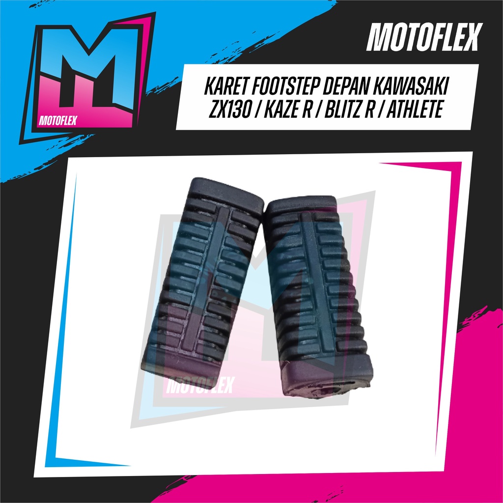Karet Foot Step Footstep Depan Kawasaki Zx130 / Kaze R / Blitz R / Athlete