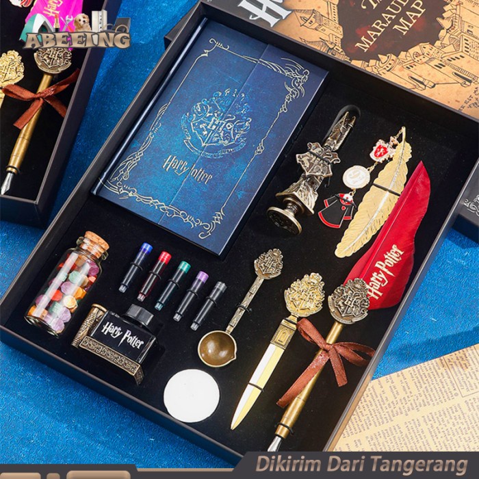 

$$$$] Letter Wax Seal Set The Marauder'S Map Magic Feather Pen
