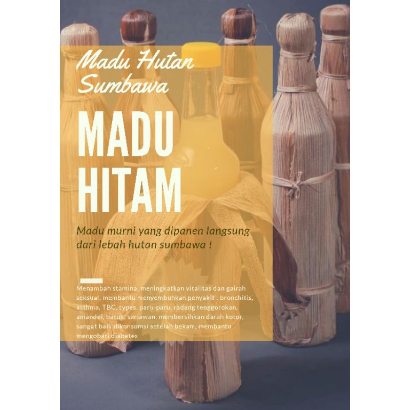 

Madu Sumbawa Murni. Banyak Khasiat