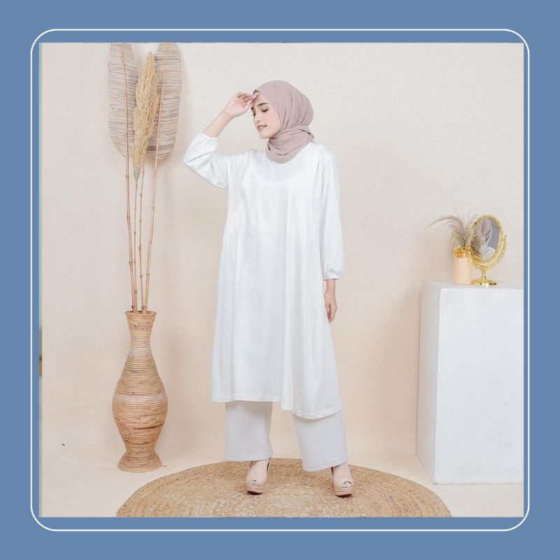 Baju Tunik lengan karet