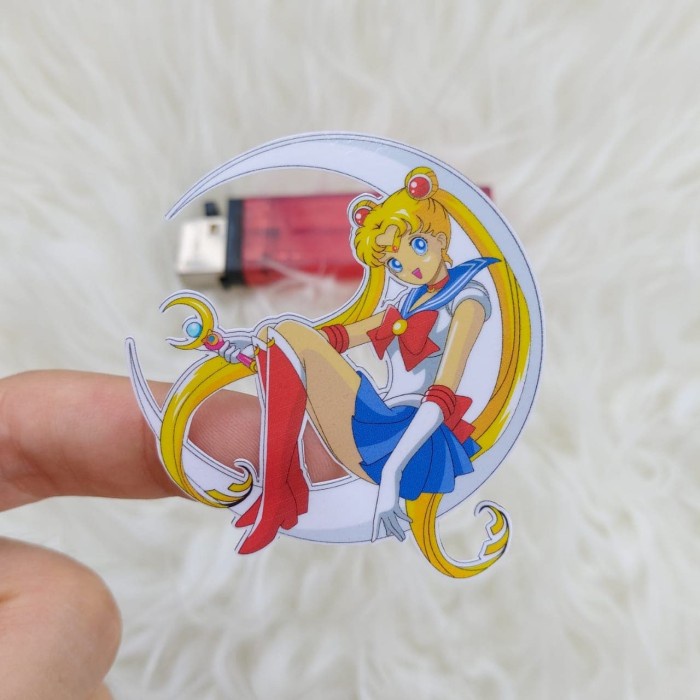 

Terlaris - Stiker Vinyl Karakter Sailor moon Usagi Motor Laptop Casing HP Sepeda