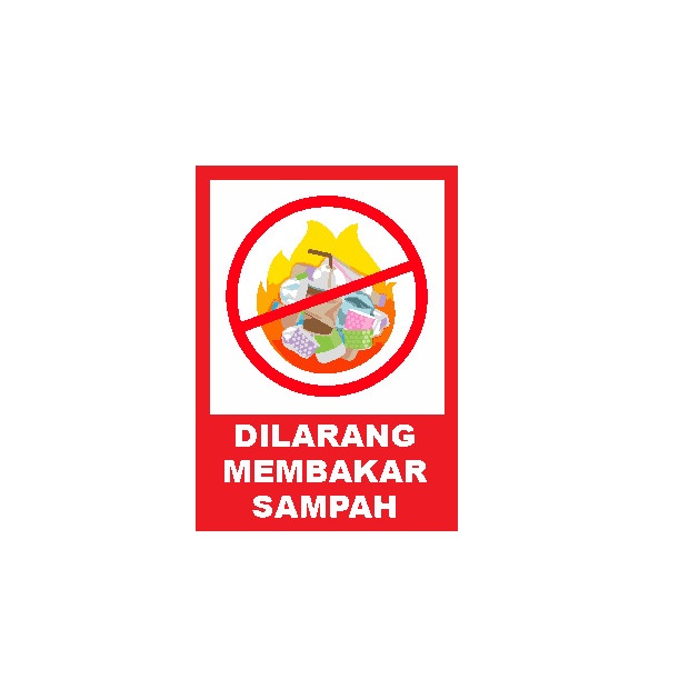 

Terlaris - Stiker Vinyl Himbauan Dilarang Membakar Sampah Peringatan Komplek Ruma