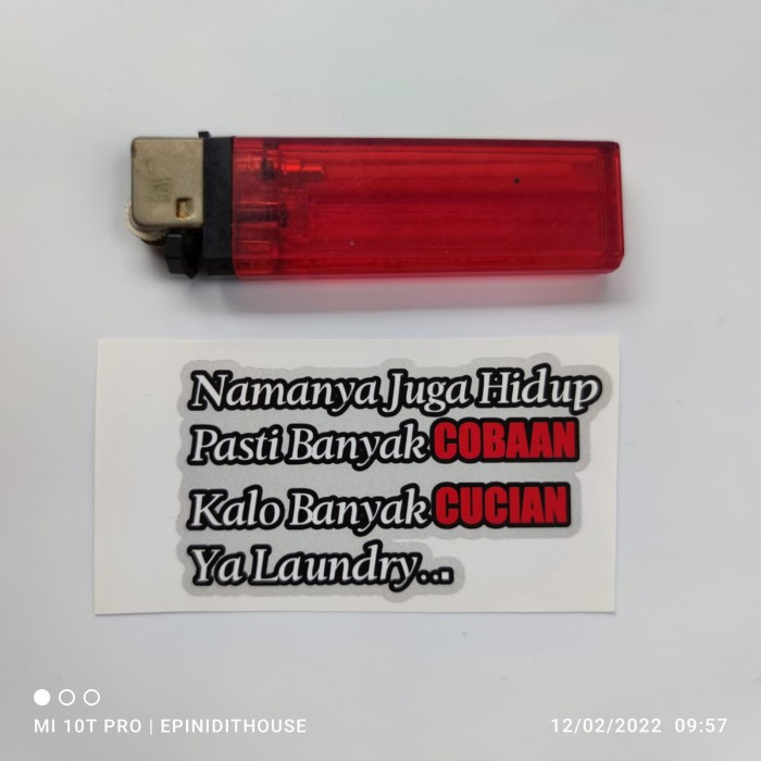 

Terlaris - Stiker Namanya HIdup Cobaan Kata Humor Lucu Viral Meme Motor Helm FYP