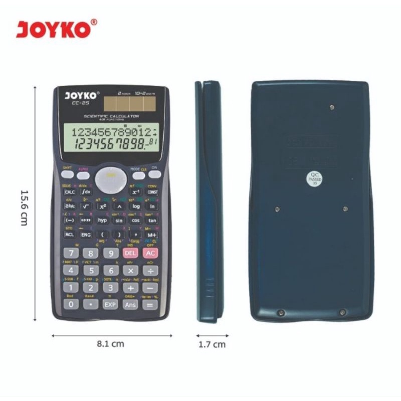 

Joyko Cc 25 Scientific Calculator Sama Fx-991Ms Kalkulator Ilah Cc25