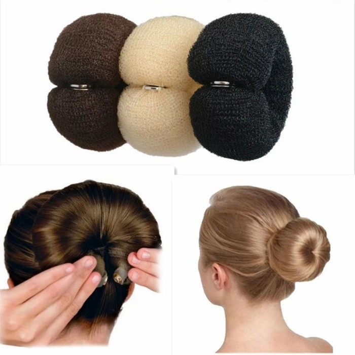 SANGGUL RAMBUT DONAT / HAIR BUN / HAIR BUN / SPONS HAIR BUN