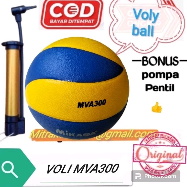 BOLA VOLI/VOLY MIKASA/VOLI BERKUALITAS BONUS POMPA PENTIL