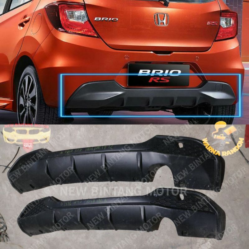 Cover bumper belakang honda brio RS facelift 2016 2020 original