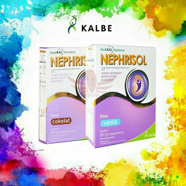 

Best! NEPHRISOL COKLAT / VANILA 201gr formula ,,