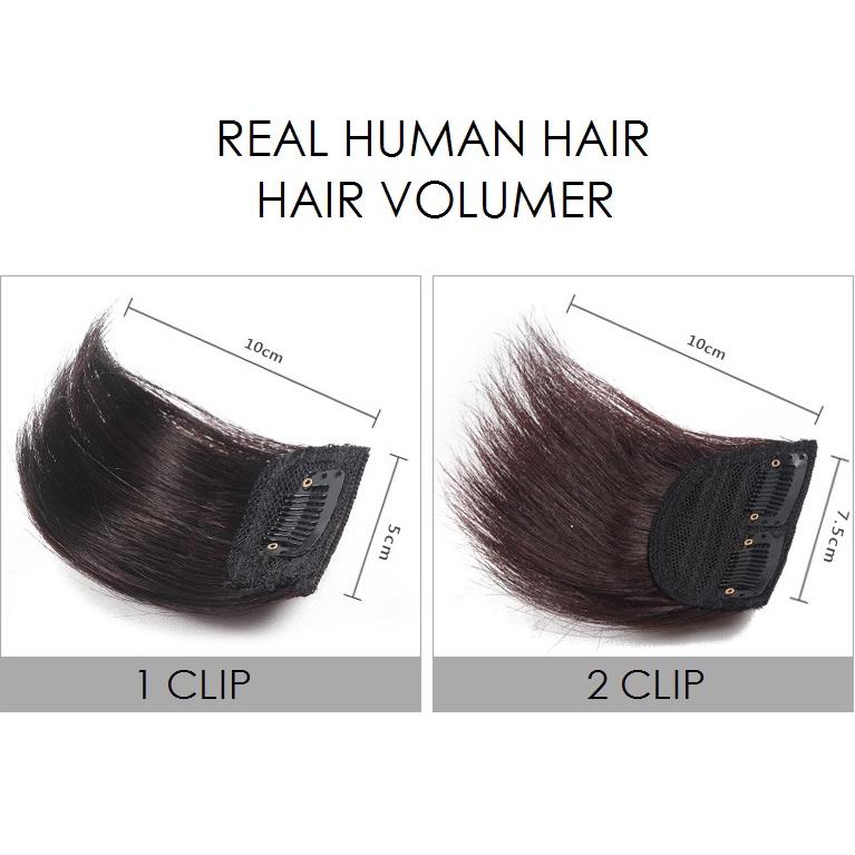 Update HAIR CLIP WIG RAMBUT PALSU WANITA / PONI CLIP ON / HAIR VOLUMER 01 / 02 / 03 / 04 FIBER / HUMAN HAIR / RAMBUT MANUSIA ASLI ,.