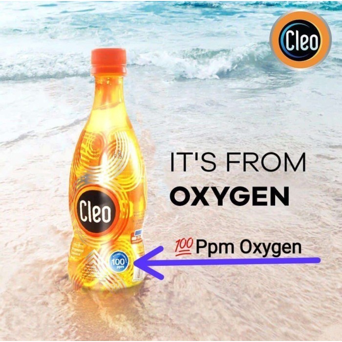 

~@~@~@~@] Cleo Oksigen / Oxygen / Oxygenated Water 100ppm, 500ml/Botol