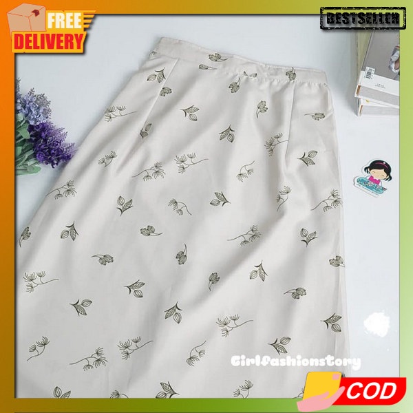 Roj Import Premium Skirt Model Terbaru Rok Wsnita Kekinian Outfit Remaja Rok Pesta Kondangan Slim Ba