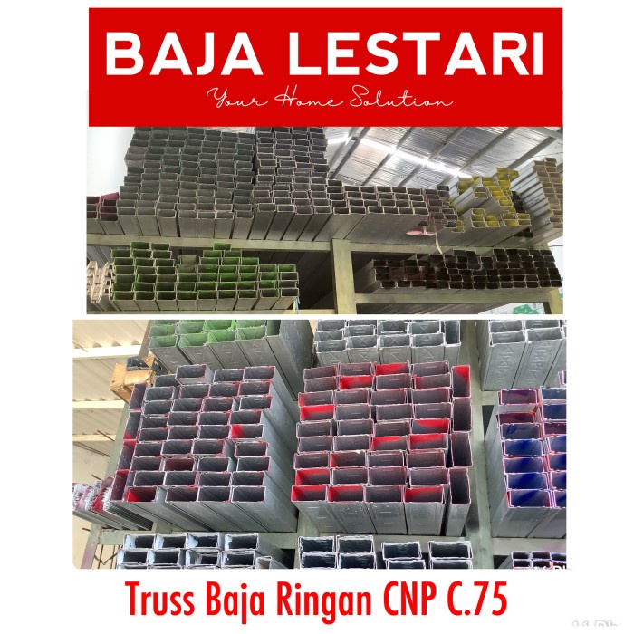 BAJA RINGAN C75/ TRUSS/ KANAL C/ CNP C75.75 MURAH