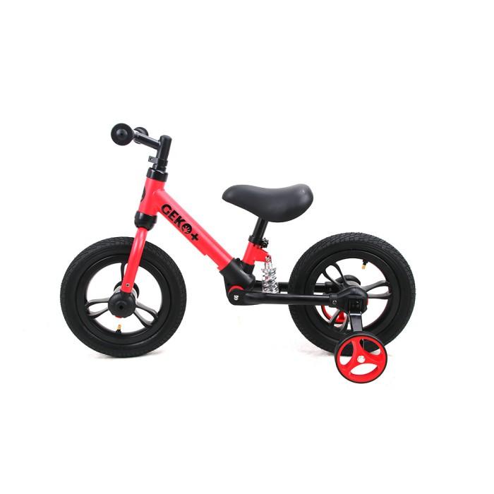 GEKO PLUS 4IN1 KIDS BALANCE BIKE 12" RED - SEPEDA ANAK MULTIFUNGSI
