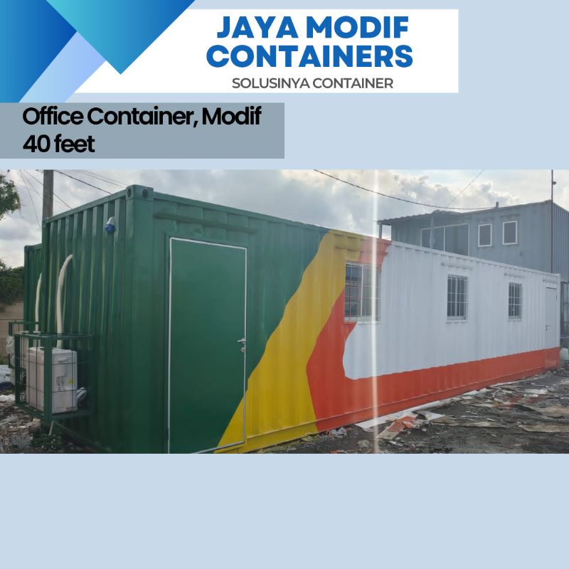 Container Office 40 Feet(Jual/Sewa/Modif) 20Feet 40ft Office Dry Storage Tandem Kosongan Mess