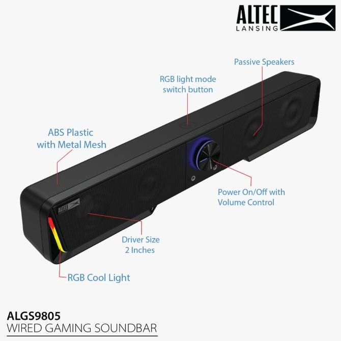 Speaker Altec Lansing Soundbar ALGS9805
